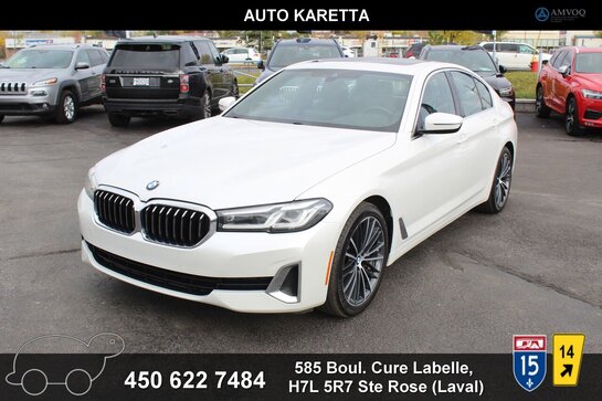 BMW 5 Series 2021 2021 Blanc